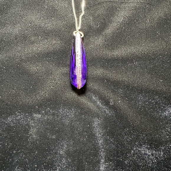 Swarovski Purple Pure Purple Pendant Necklace - Picture 4 of 6